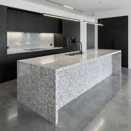 White Granite kitchen application